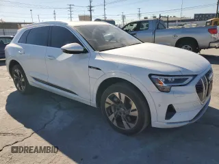2021 Audi e-tron Premium Plus with VIN WA1LAAGE6MB001790, listed as a Copart auction lot 80484104 with 38,455 mi miles and Salvage title. Bid and sale history available at DreamBid. Image 4.