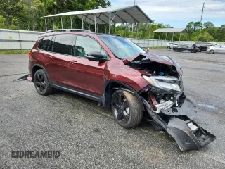 2021 Honda Passport Elite с VIN 5FNYF8H07MB002713, выставлен на аукционе Copart как лот 64270625 с пробегом 36 744 миль миль и Списание • Salvage title. История ставок и продаж доступна на DreamBid. Изображение 4.