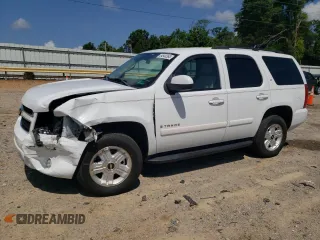 2007 Chevrolet Tahoe LT with VIN 1GNFK13017R399746, listed as a Copart auction lot 64543365 with 145,300 mi miles and Salvage title. Bid and sale history available at DreamBid. Image 1.