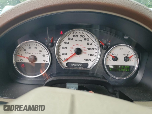 2007 Ford F-150 XLT with VIN 1FTPW12V57KC23130, listed as a Copart auction lot 59785685 with 149,350 mi miles and Salvage title. Bid and sale history available at DreamBid. Image 9.