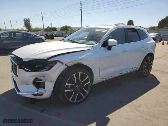 2023 Volvo XC60 Ultimate Bright Theme with VIN YV4L12DF6P1313169, listed as a Copart auction lot 48658935 with 5,829 mi miles and Salvage Title. Bid and sale history available at carsss.com. Image 1.
