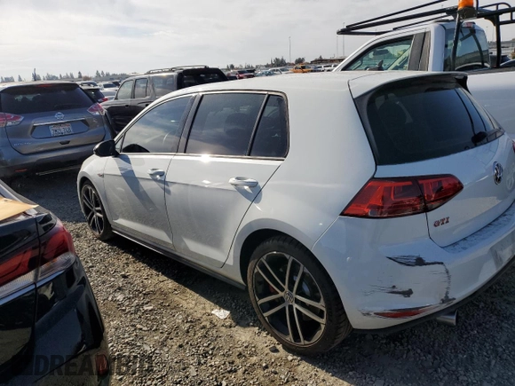 2017 Volkswagen Golf GTI S with VIN 3VW447AU2HM074171, listed as a Copart auction lot 76795553 with 63,921 mi miles. Bid and sale history available at carsss.com. Image 2.