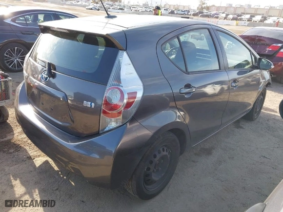 2012 Toyota Prius c One with VIN JTDKDTB34C1019896, listed as a IAAI auction lot 41938946 with 155,804 mi miles. Bid and sale history available at carsss.com. Image 4.