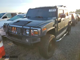2005 Hummer H2 SUT with VIN 5GRGN22U15H125141, listed as a Copart auction lot 74180754 with 0 mi miles and Salvage Title. Bid and sale history available at carsss.com. Image 1.