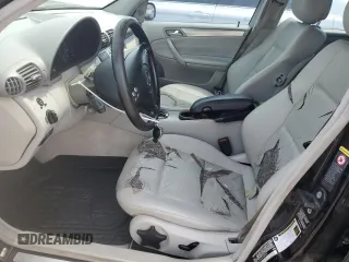 2006 Mercedes-Benz C 230 Sport with VIN WDBRF52HX6A900802, listed as a Copart auction lot 56059425 with 180,660 mi miles and Salvage title. Bid and sale history available at DreamBid. Image 7.