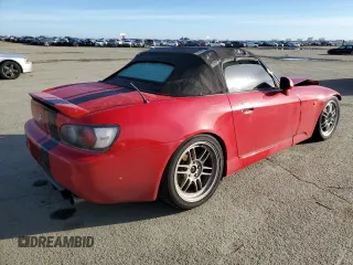 2000 Honda S2000 with VIN JHMAP1141YT005448, listed as a Copart auction lot 45676755 with Not Provided miles and Salvage Title. Bid and sale history available at DreamBid. Image 3.