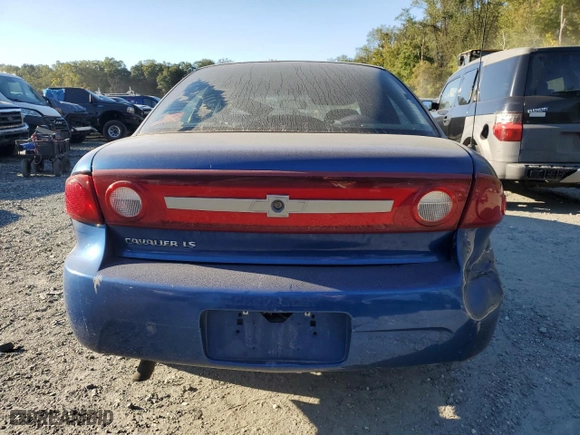 2003 Chevrolet Cavalier LS with VIN 1G1JF52F637294574, listed as a Copart auction lot 74513774 with 165,508 mi miles and Salvage Title. Bid and sale history available at carsss.com. Image 6.