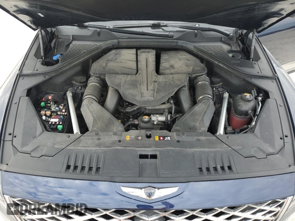 2022 Genesis GV80 with VIN KMUHCESCXNU080466, listed as a Copart auction lot 88743205 with 55,521 mi miles and Non repairable. Bid and sale history available at DreamBid. Image 13.