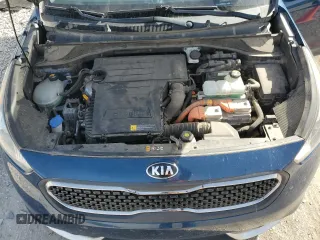 2019 Kia Niro LX with VIN KNDCB3LC4K5223128, listed as a Copart auction lot 45723585 with 110,587 mi miles and Salvage Title. Bid and sale history available at DreamBid. Image 12.