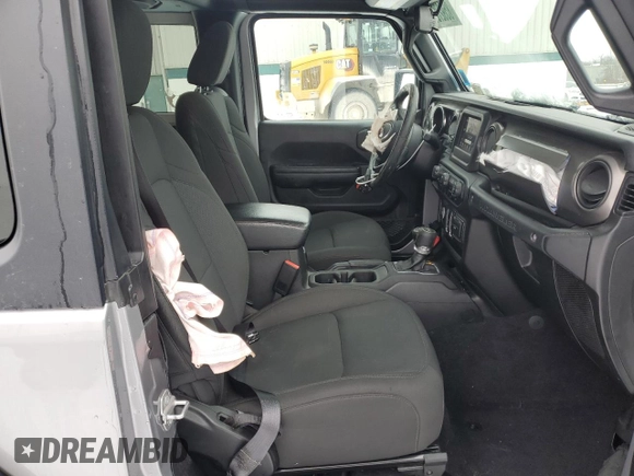 2021 Jeep Wrangler Willys with VIN 1C4HJXAGXMW627523, listed as a Copart auction lot 85927234 with 39,886 mi miles and Salvage title. Bid and sale history available at DreamBid. Image 10.