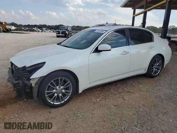 2008 Infiniti G35 with VIN JNKBV61E88M202904, listed as a Copart auction lot 72612534 with 179,386 mi miles and Salvage Title. Bid and sale history available at DreamBid. Image 1.