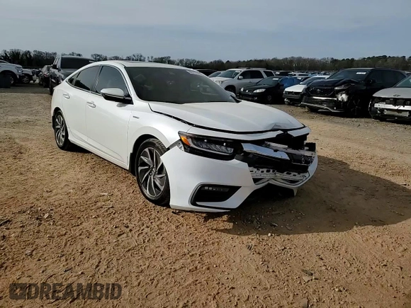 2022 Honda Insight Touring with VIN 19XZE4F92NE007889, listed as a Copart auction lot 48177315 with 25,824 mi miles and Salvage Title. Bid and sale history available at DreamBid. Image 11.