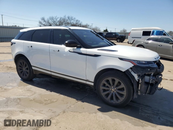 2018 Land Rover Range Rover Velar R-Dynamic SE with VIN SALYL2RX1JA776504, listed as a Copart auction lot 48592815 with 86,125 mi miles and Salvage Title. Bid and sale history available at carsss.com. Image 4.