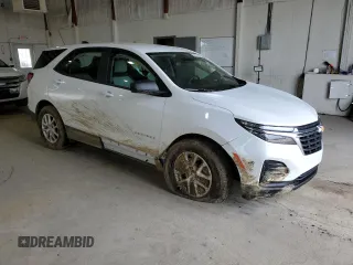 2024 Chevrolet Equinox LS with VIN 3GNAXSEG6RL300084, listed as a Copart auction lot 52731135 with 3,762 mi miles and Non repairable. Bid and sale history available at DreamBid. Image 4.