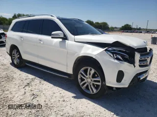 2017 Mercedes-Benz GLS 450 with VIN 4JGDF6EE2HA787624, listed as a Copart auction lot 70724374 with 74,145 mi miles and Salvage Title. Bid and sale history available at DreamBid. Image 4.