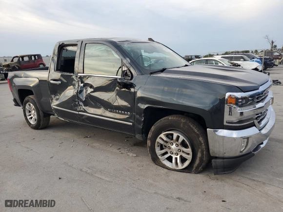 2017 Chevrolet Silverado 1500 LTZ with VIN 1GCVKSEC7HZ266928, listed as a Copart auction lot 81472524 with 87,152 mi miles and Salvage Title. Bid and sale history available at carsss.com. Image 4.
