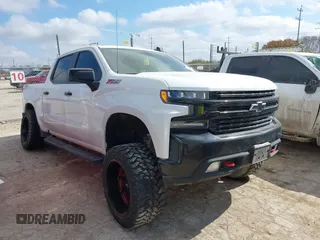 2019 Chevrolet Silverado 1500 LT Trail Boss with VIN 1GCPYFED0KZ335750, listed as a IAAI auction lot 41499679 with 155,297 mi miles and . Bid and sale history available at DreamBid. Image 1.
