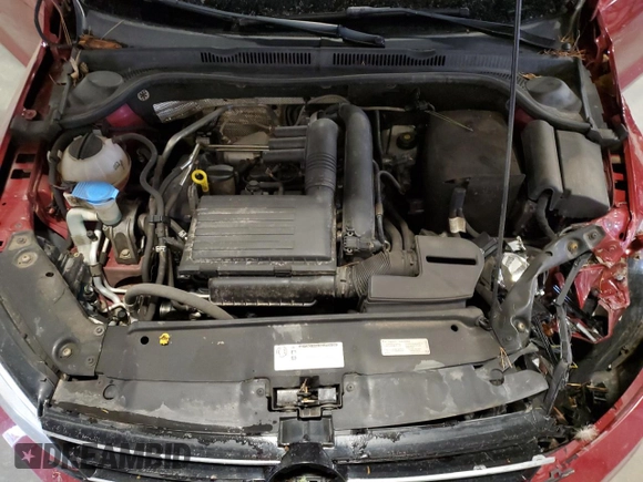 2017 Volkswagen Jetta S z VIN 3VW2B7AJ0HM361656, wystawiony jako Copart lot #58217505 z przebiegiem 180 824 mil mil oraz Nie do naprawy • Non repairable. Historia ofert i sprzedaży dostępna na DreamBid. Obrazek 11.