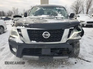 2020 Nissan Armada SL with VIN JN8AY2NC7L9615368, listed as a Copart auction lot 85460514 with 158,114 mi miles and Salvage Title. Bid and sale history available at carsss.com. Image 5.