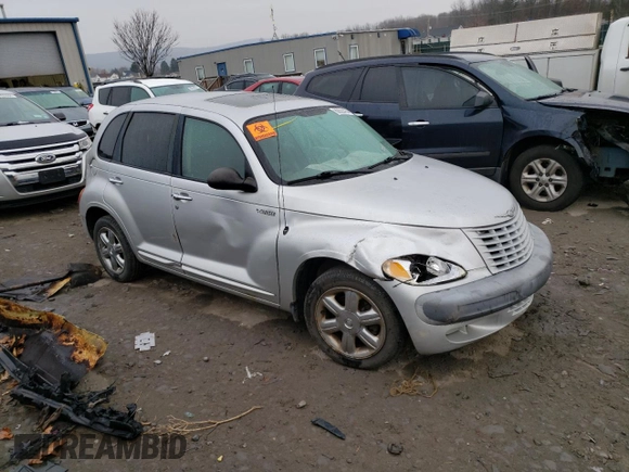 2002 Chrysler PT Cruiser Limited with VIN 3C8FY68B82T347401, listed as a Copart auction lot 80629454 with 108,893 mi miles and Salvage Title. Bid and sale history available at DreamBid. Image 4.