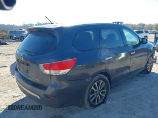 2014 Nissan Pathfinder SV with VIN 5N1AR2MM5EC690851, listed as a IAAI auction lot 41004513 with 167,526 mi miles and . Bid and sale history available at DreamBid. Image 4.
