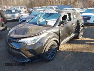 2021 Toyota C-HR LE with VIN JTNKHMBX1M1118203, listed as a IAAI auction lot 40936962 with 18,424 mi miles. Bid and sale history available at carsss.com. Image 6.