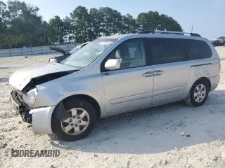 2010 Kia Sedona LX with VIN KNDMG4C34A6340230, listed as a Copart auction lot 67772684 with 142,030 mi miles and Salvage Title. Bid and sale history available at carsss.com. Image 1.