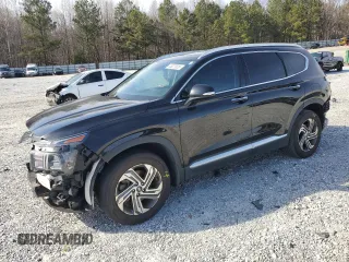 2021 Hyundai Santa Fe SEL with VIN 5NMS34AJ7MH336457, listed as a Copart auction lot 45227635 with 39,754 mi miles and Salvage Title. Bid and sale history available at carsss.com. Image 1.