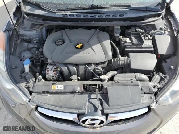 2013 Hyundai Elantra Limited PZEV with VIN 5NPDH4AE3DH359928, listed as a Copart auction lot 49163805 with 49,128 mi miles and Salvage Title. Bid and sale history available at carsss.com. Image 11.