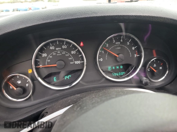 2018 Jeep Wrangler JK Unlimited Sport S with VIN 1C4HJWDG6JL928132, listed as a Copart auction lot 83001174 with 79,600 mi miles and Non Repairable. Bid and sale history available at carsss.com. Image 8.