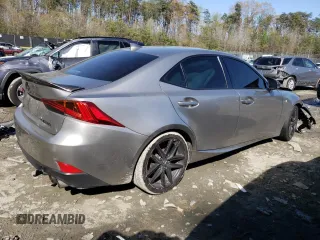 2019 Lexus IS 300 with VIN JTHC81D21K5037764, listed as a Copart auction lot 52334345 with 98,206 mi miles and Salvage title. Bid and sale history available at DreamBid. Image 3.