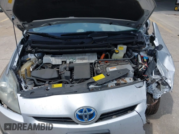 2011 Toyota Prius I with VIN JTDKN3DU0B5287578, listed as a IAAI auction lot 42103674 with 187,808 mi miles. Bid and sale history available at carsss.com. Image 10.