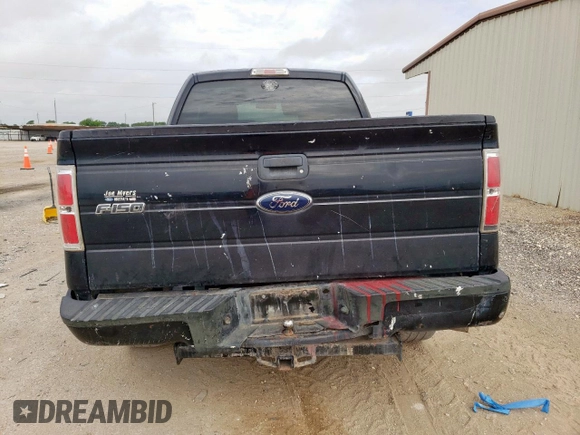 2010 Ford F-150 XL with VIN 1FTEX1CW9AKC19892, listed as a Copart auction lot 63343325 with 164,158 mi miles and Salvage title. Bid and sale history available at DreamBid. Image 6.