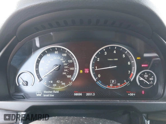 2016 BMW X5 xDrive35i with VIN 5UXKR0C5XG0P21683, listed as a IAAI auction lot 41717151 with 98,696 mi miles. Bid and sale history available at carsss.com. Image 7.