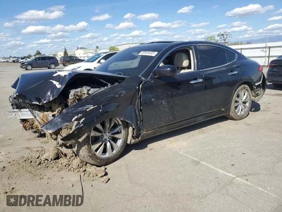 2012 Infiniti M with VIN JN1BY1AP5CM333877, listed as a Copart auction lot 50949495 with Not provided miles and Salvage title. Bid and sale history available at DreamBid. Image 1.