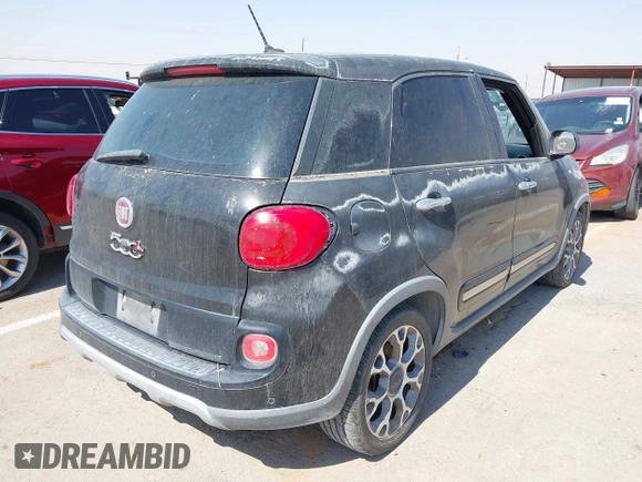 2014 FIAT 500L Trekking with VIN ZFBCFADH4EZ008836, listed as a IAAI auction lot 42305649 with 92,376 mi miles and . Bid and sale history available at DreamBid. Image 4.