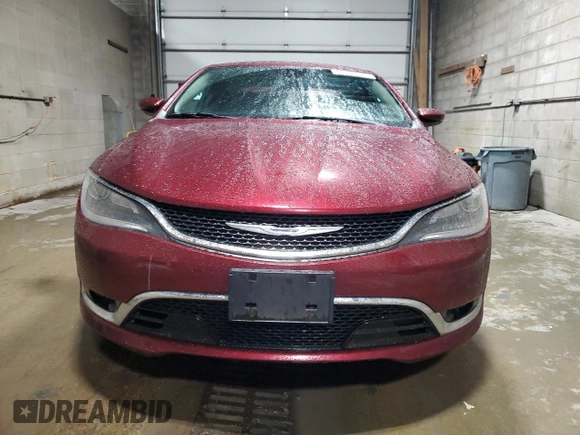2016 Chrysler 200 C with VIN 1C3CCCEG3GN135759, listed as a Copart auction lot 86596924 with 101,063 mi miles and Salvage Title. Bid and sale history available at carsss.com. Image 5.