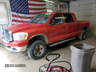 2006 Dodge 2500 SLT z VIN 3D7KS29C46G196871, wystawiony jako Copart lot #53484255 z przebiegiem 169 087 mil mil oraz Nie do naprawy • Non repairable. Historia ofert i sprzedaży dostępna na DreamBid. Obrazek 1.