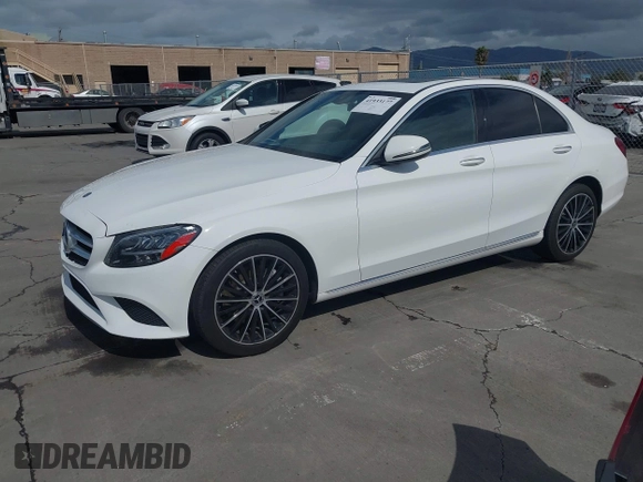 2021 Mercedes-Benz C 300 with VIN W1KWF8DB1MR651356, listed as a IAAI auction lot 41933177 with 70,027 mi miles and . Bid and sale history available at carsss.com. Image 17.