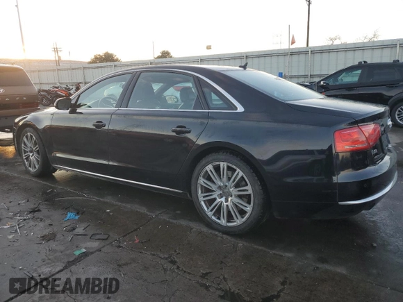 2012 Audi A8 L with VIN WAURVAFDXCN017238, listed as a Copart auction lot 52631965 with 138,162 mi miles and Salvage Title. Bid and sale history available at carsss.com. Image 2.