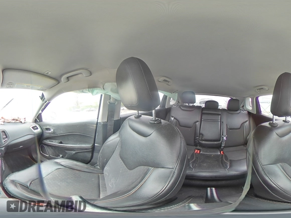 2018 Jeep Compass Latitude with VIN 3C4NJCBB8JT287353, listed as a Copart auction lot 56069635 with 92,719 mi miles and Salvage title. Bid and sale history available at DreamBid. Image 15.