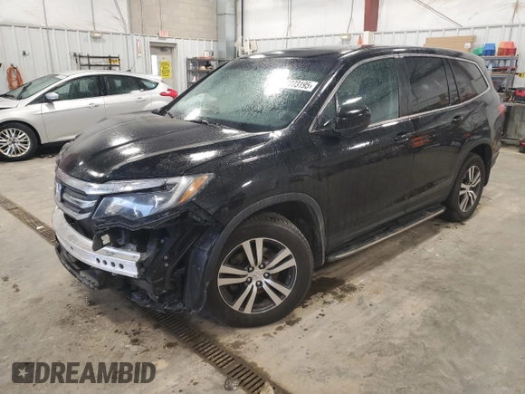 2016 Honda Pilot EX-L with VIN 5FNYF6H54GB068656, listed as a Copart auction lot 57773195 with 93,711 mi miles and Non repairable. Bid and sale history available at DreamBid. Image 1.