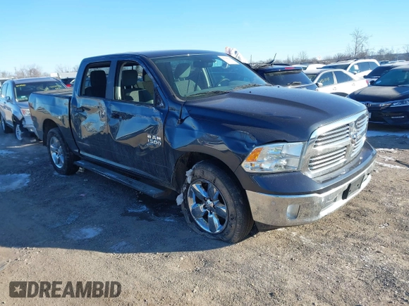 2018 Ram 1500 Big Horn with VIN 1C6RR7LG7JS333193, listed as a IAAI auction lot 41349921 with 87,421 mi miles. Bid and sale history available at carsss.com. Image 1.