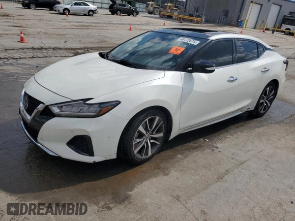 2020 Nissan Maxima SL z VIN 1N4AA6DV4LC367812, wystawiony jako Copart lot #49172675 z przebiegiem 53 215 mil mil oraz Szkoda całkowita • Salvage title. Historia ofert i sprzedaży dostępna na DreamBid. Obrazek 1.
