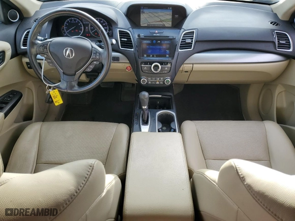 2017 Acura RDX w/Technology Pkg with VIN 5J8TB3H50HL005624, listed as a Copart auction lot 50976795 with 93,305 mi miles and Salvage Title. Bid and sale history available at carsss.com. Image 8.