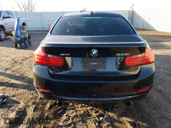 2015 BMW 3 Series 335i xDrive with VIN WBA3B9G55FNR93257, listed as a Copart auction lot 78356114 with Not Provided miles and Salvage Title. Bid and sale history available at carsss.com. Image 6.