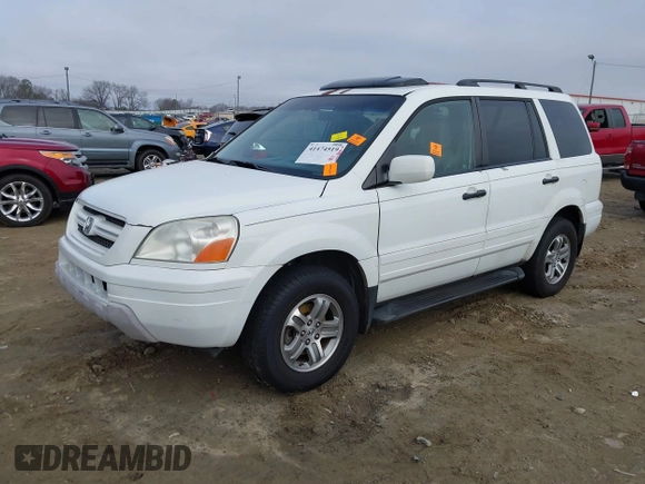 2005 Honda Pilot EX-L z VIN 5FNYF18555B020678, wystawiony jako IAAI lot #41474519 z przebiegiem 250 064 mil mil oraz . Historia ofert i sprzedaży dostępna na DreamBid. Obrazek 2.