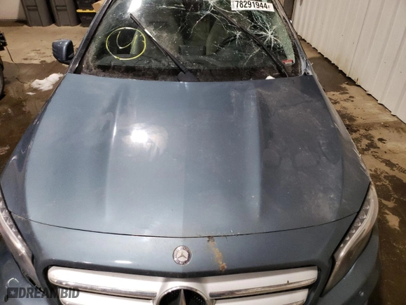 2015 Mercedes-Benz GLA-Class GLA 250 with VIN WDCTG4GB9FJ158986, listed as a Copart auction lot 87283054 with NaN miles and Salvage Title. Bid and sale history available at carsss.com. Image 12.