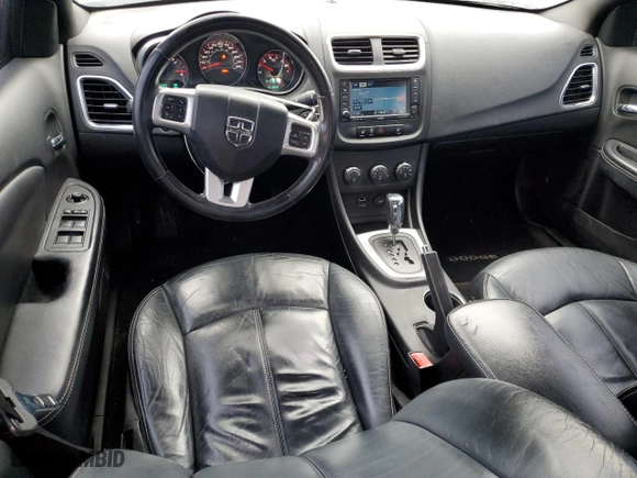2011 Dodge Avenger Lux with VIN 1B3BD2FB6BN548982, listed as a Copart auction lot 42639585 with 141,826 mi miles and Salvage Title. Bid and sale history available at carsss.com. Image 8.