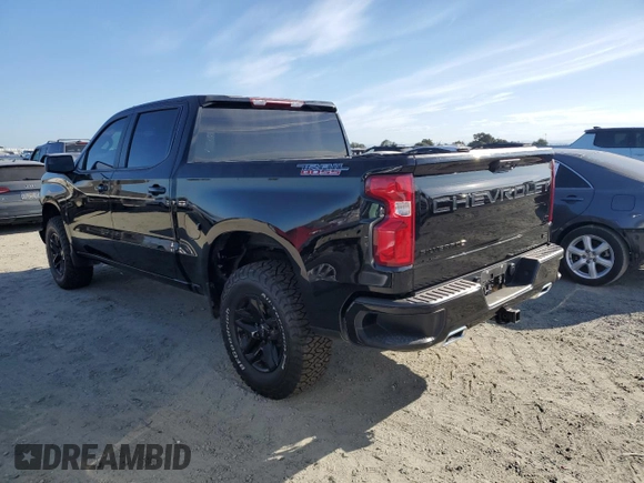 2023 Chevrolet Silverado 1500 LT Trail Boss with VIN 3GCUDFE80PG263652, listed as a Copart auction lot 72004854 with 25,461 mi miles and Salvage Title. Bid and sale history available at DreamBid. Image 2.